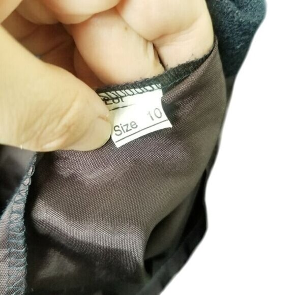 Woven Maxi Skirt With Fringe Hem & Ethnic Pattern Design Size 10 Polyester & Woo - Picture 4 of 9